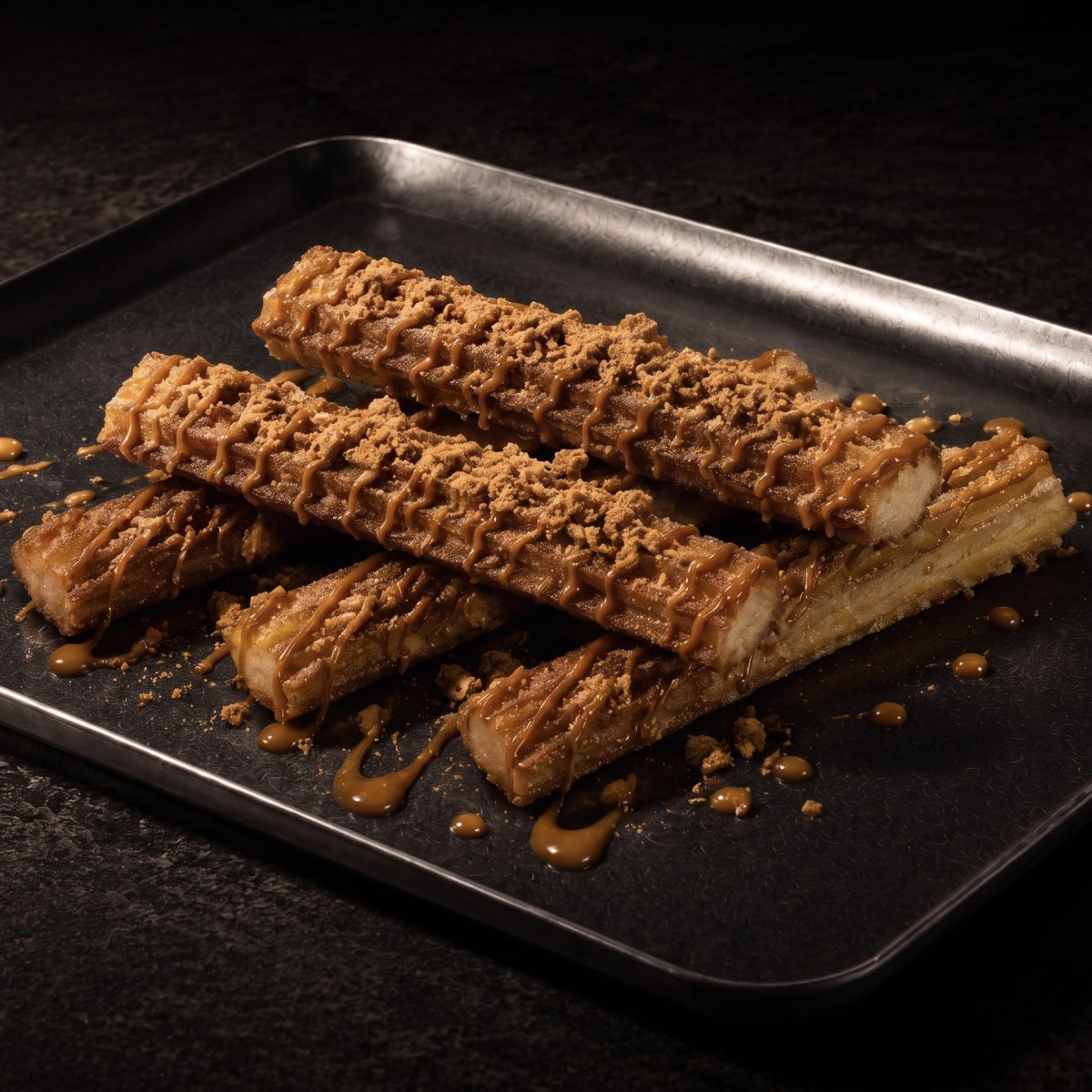 Caramelised Biscuit Churros